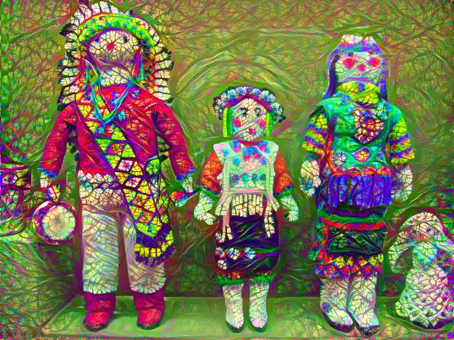 Zuni Beaded Dolls
