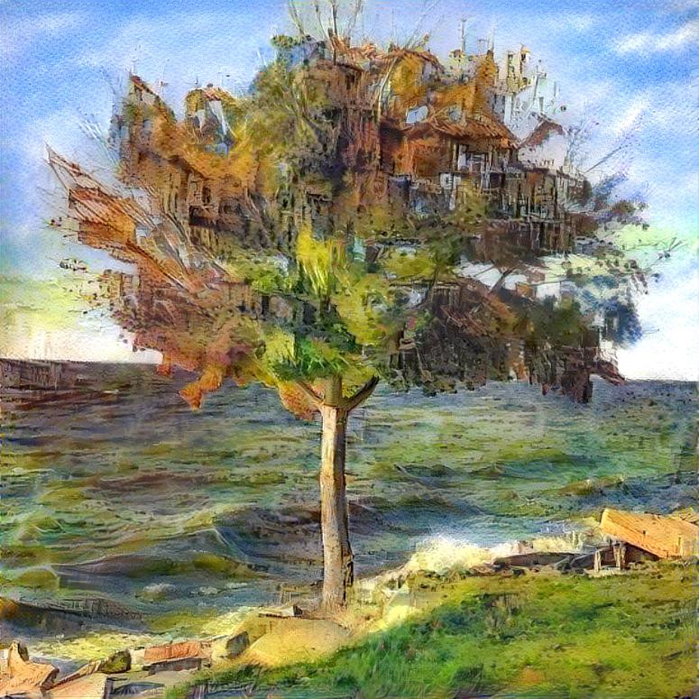 Tree on the water