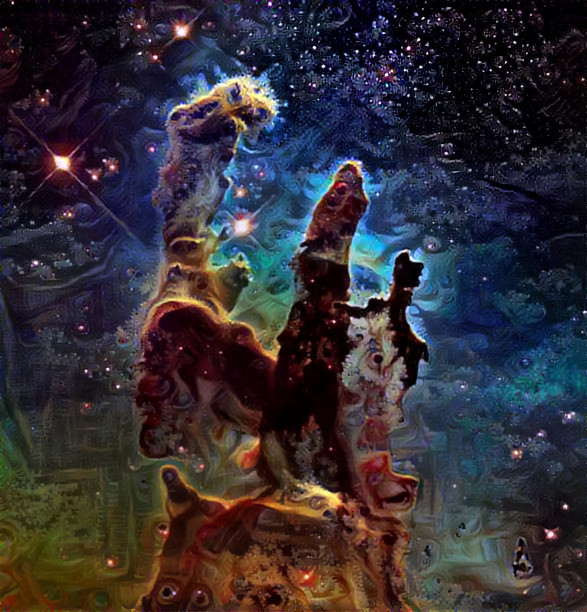 Pillars of Creation, the Eagle Nebula