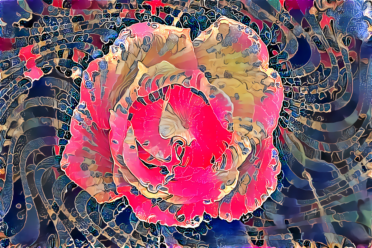 Roses 17 overlaid batik 20