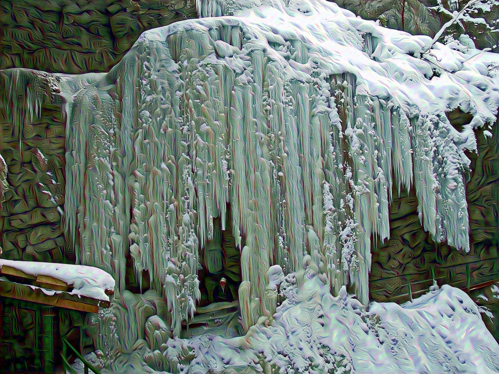 Frozen Waterfall, Oberstdorf