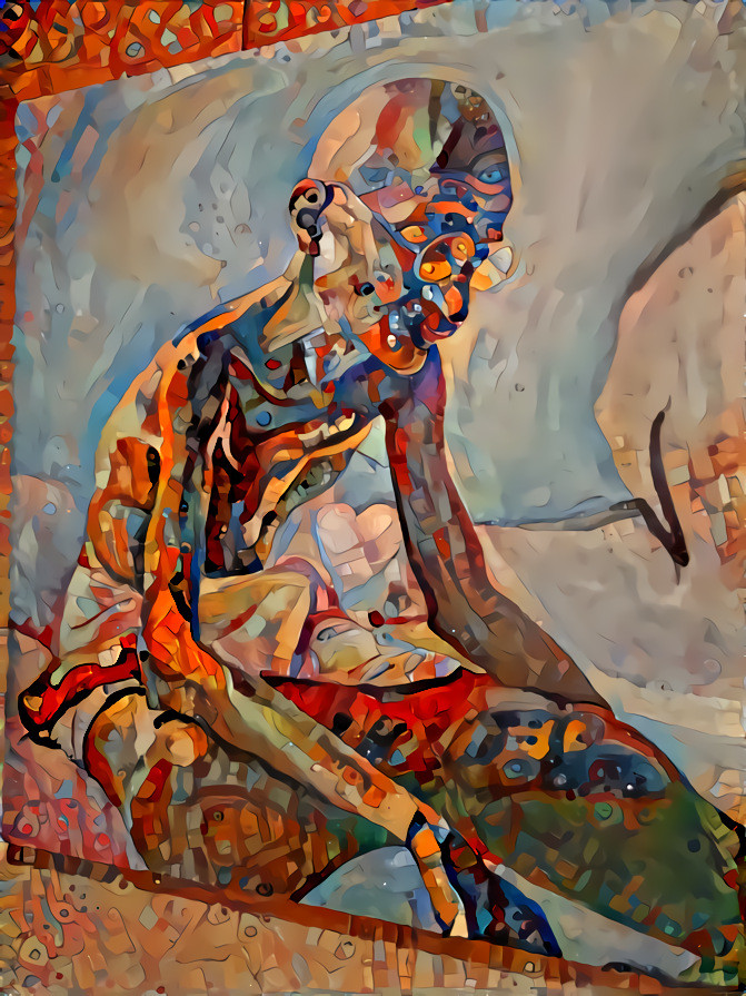 Gandhi - source art by Lee Madrid
