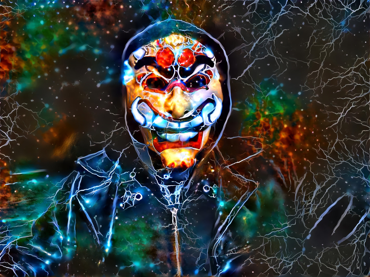 Dark army Mr. Robot mask by Simon Vanderwerf [SL]