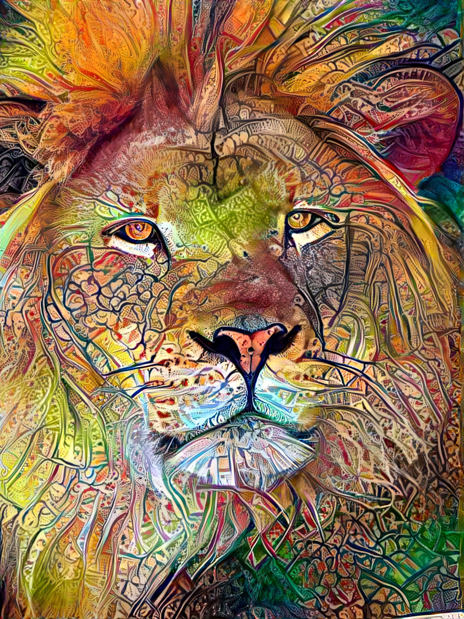 Quilted Lion