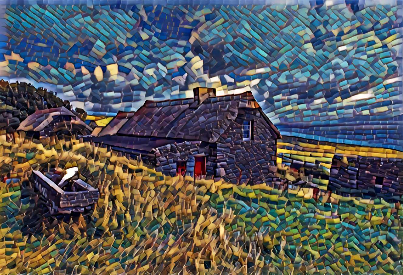 Irish Cottage by the Sea : Image by wagrati_photo / Pixabay