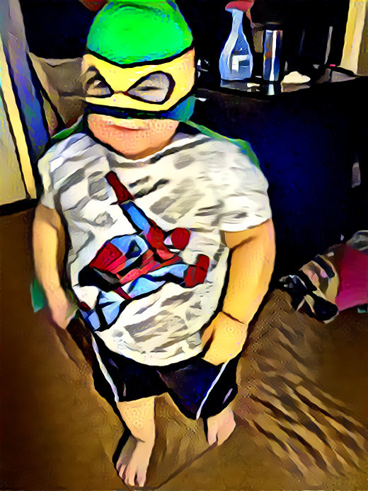 Mosaic Superhero Toddler