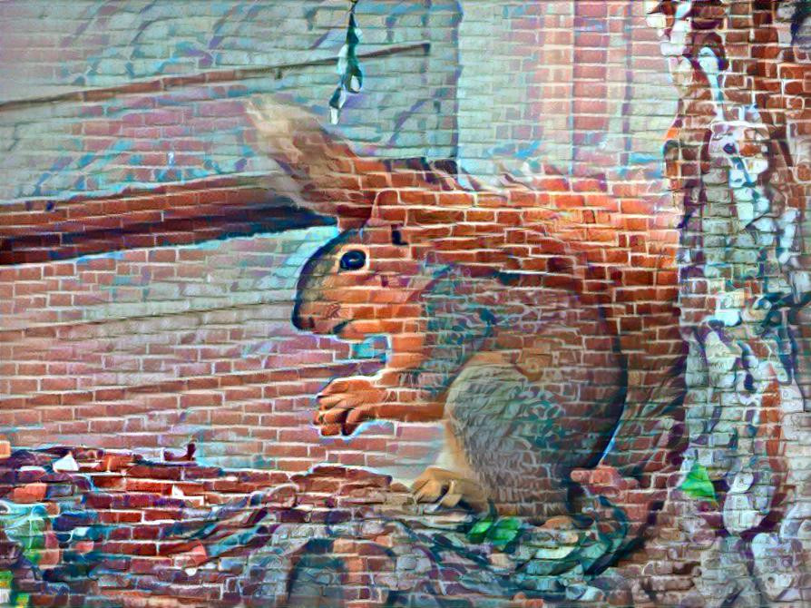 Graffiti Squirrel