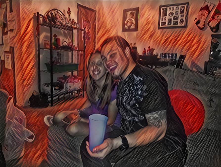 My niece Shana and her boyfriend Ron pic by Bonnie S. Faulconer 2