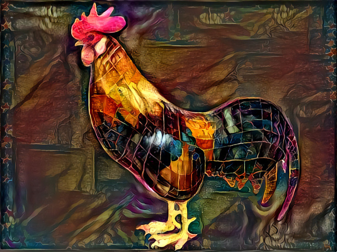 Rooster in Repose