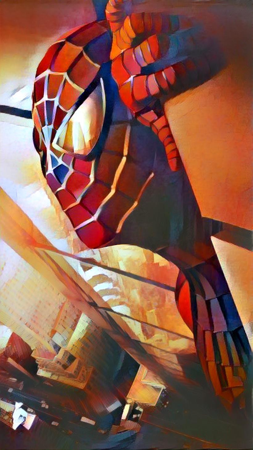Spider-Man in Art Deco