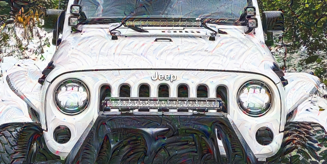 Jeep - White Brush