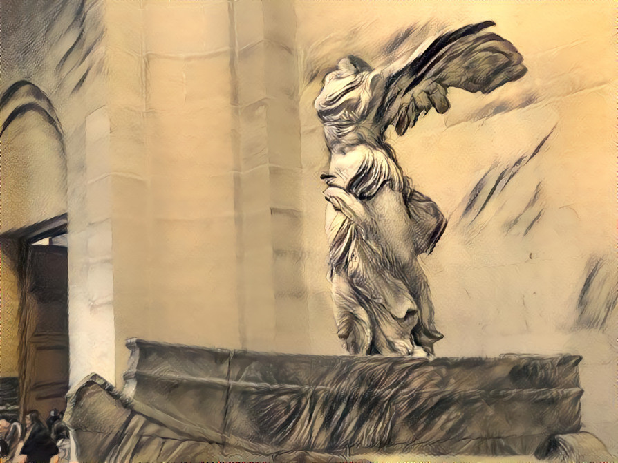Winged Victory, Louvre Museum, Paris