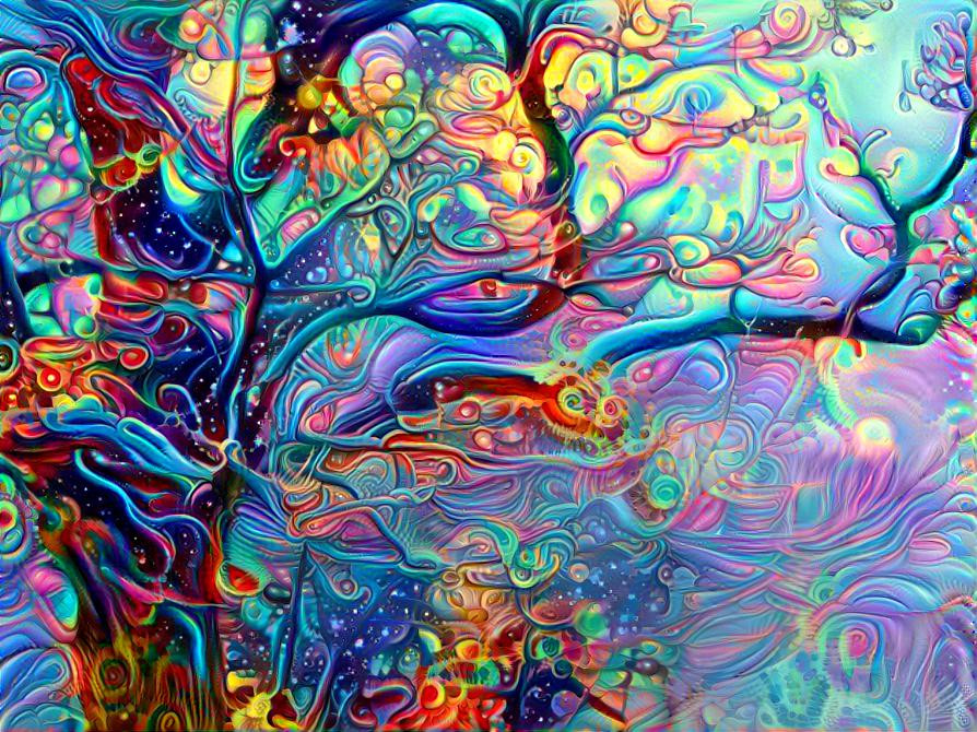 psychedelic tree