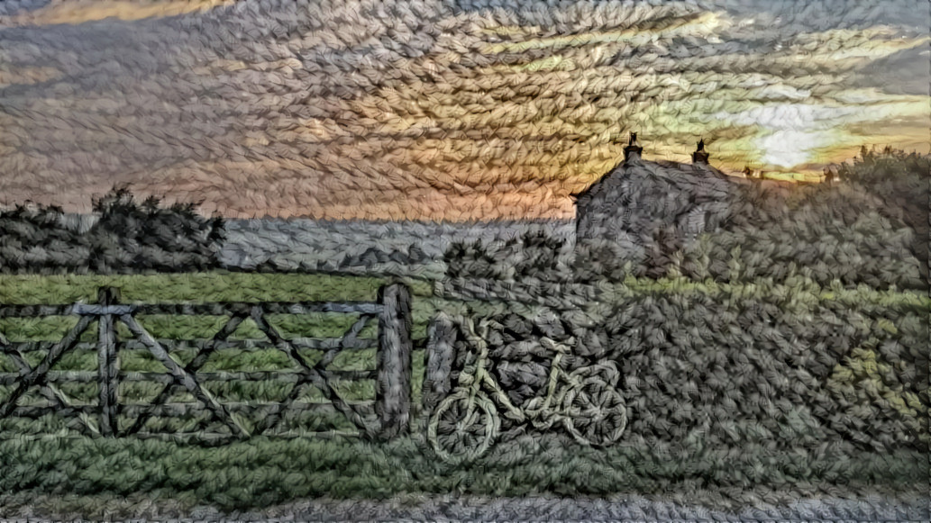 Yorkshire countryside crochet