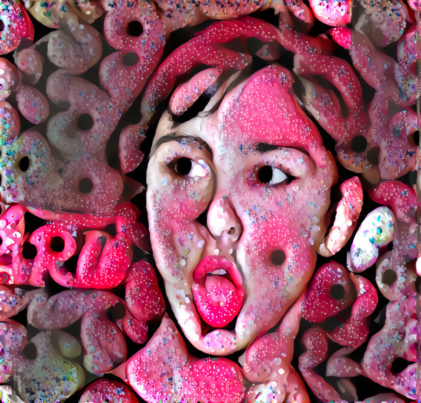 sarah silverman retextured by donuts