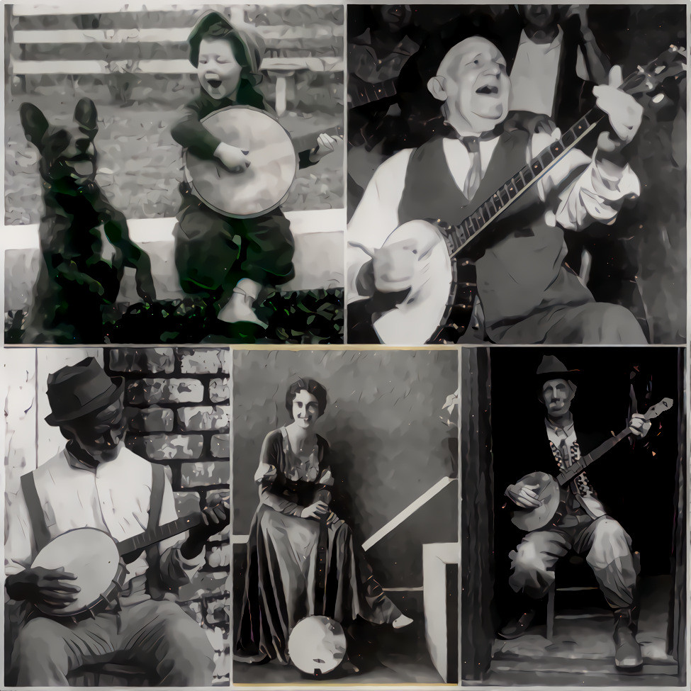 Banjo collage