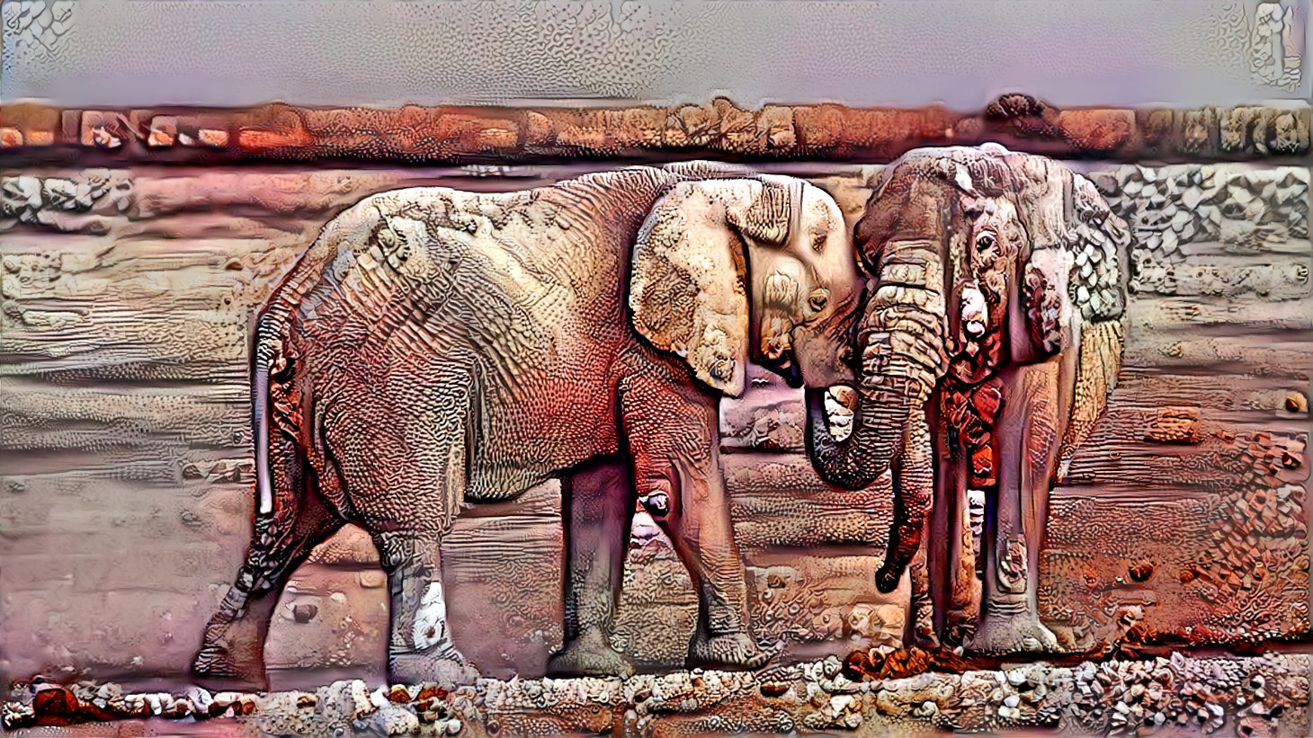 Best Friends - desert elephants Namibia (Image by kolibri5 from Pixabay)