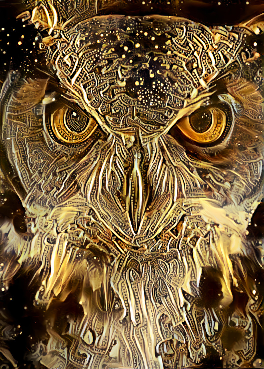 Golden Anglo-Saxon Owl [FHD]
