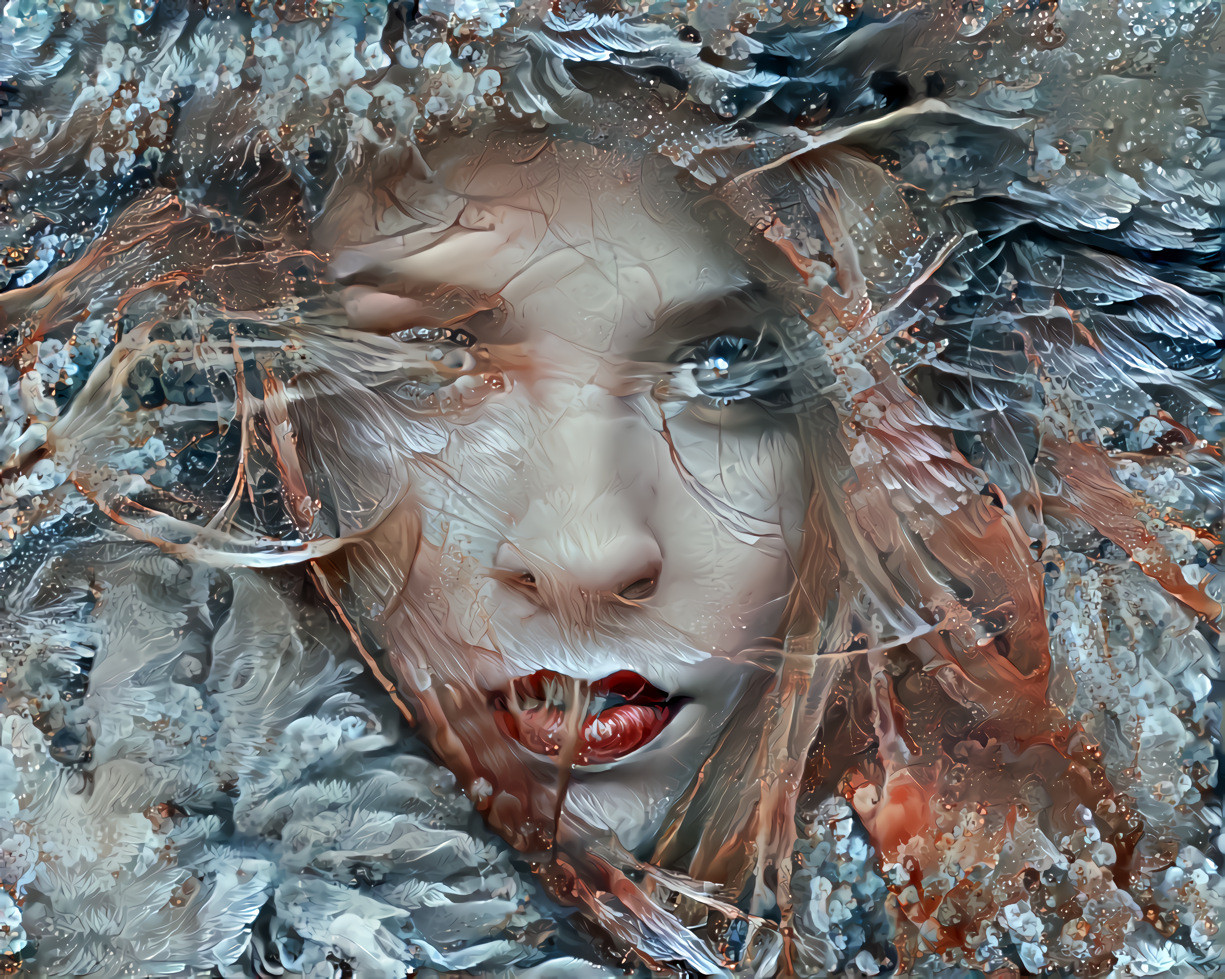 Winter’s ghost walks with a covered face ~ Tamara Rendell \ Photography by Luc Gd \ Style Svetlana Belovodova