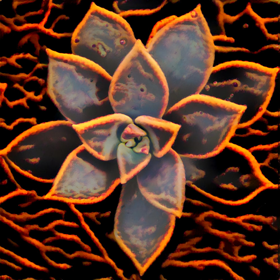 Orange Coral Succulent