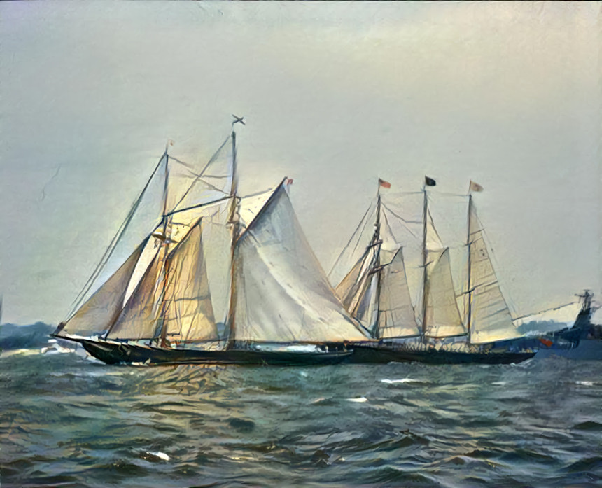 Sailing, New York Harbor. 1976