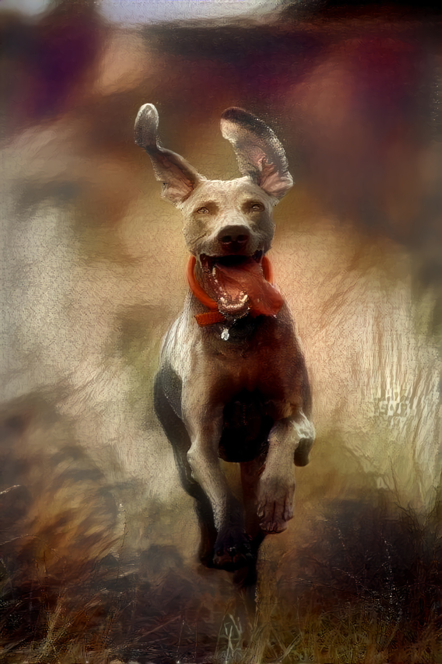 Oh Happy Day!! Original photo (of Nathale’s dog, Moka) by Nathalie Spehner on Unsplash.