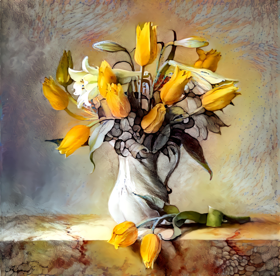 yellow tulips ( желтые тюльпаны )