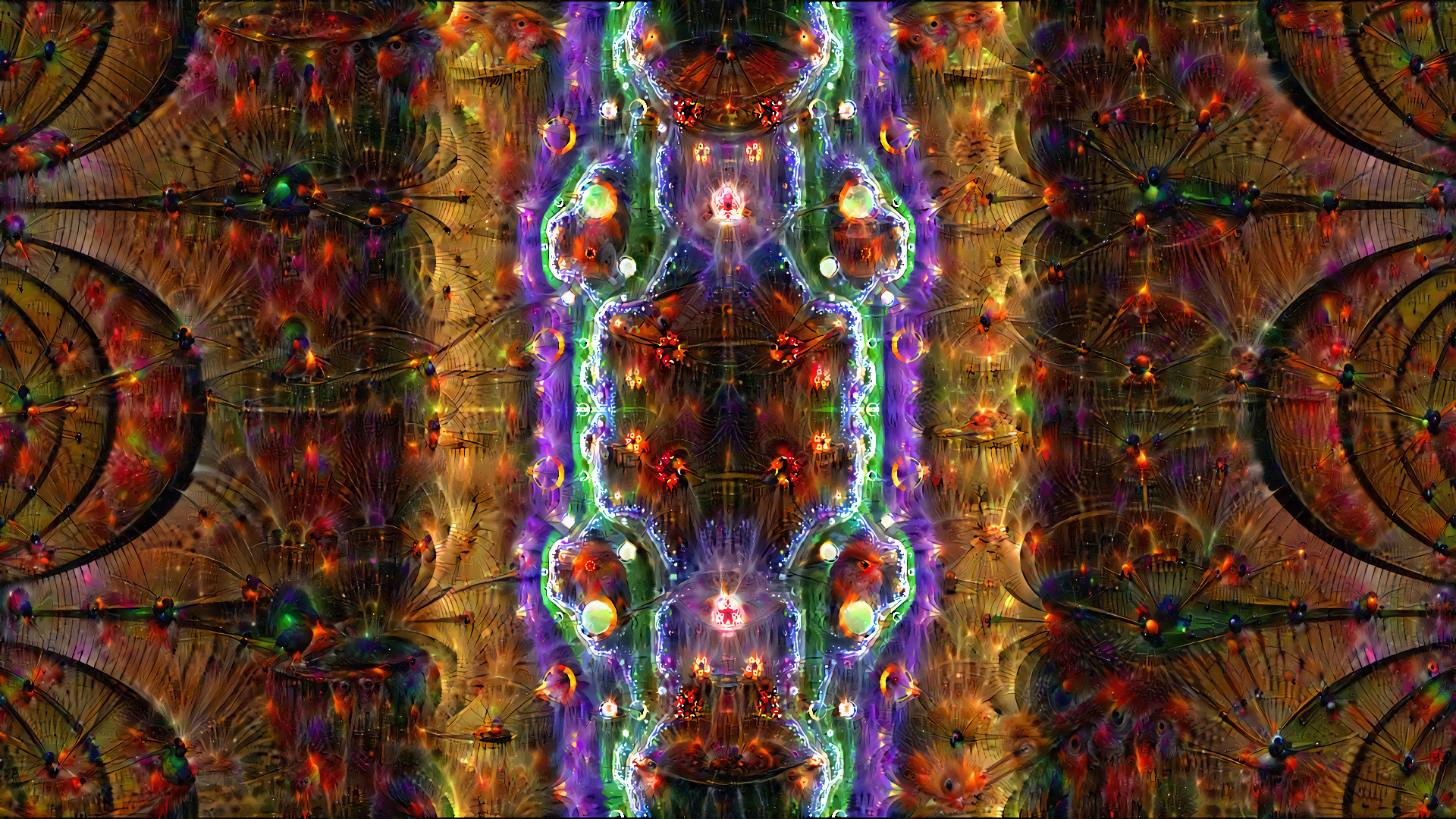 Elliptic fun -- my original fractal created with JWildfire.
