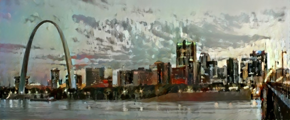 St. Louis Dreamin' Darker Water Colo!rs