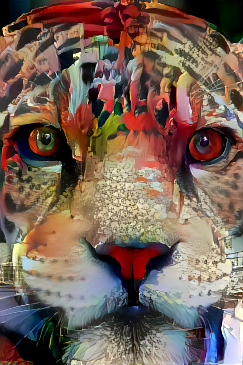 Kitty Kitty - Style Taken & Created by Sergio F. ☿☉♃ - aka thesoberpsychonaut/SDFM - ♃☉☿ - Feline source image: Pixabay
