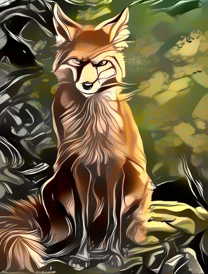 Aquarel Fox