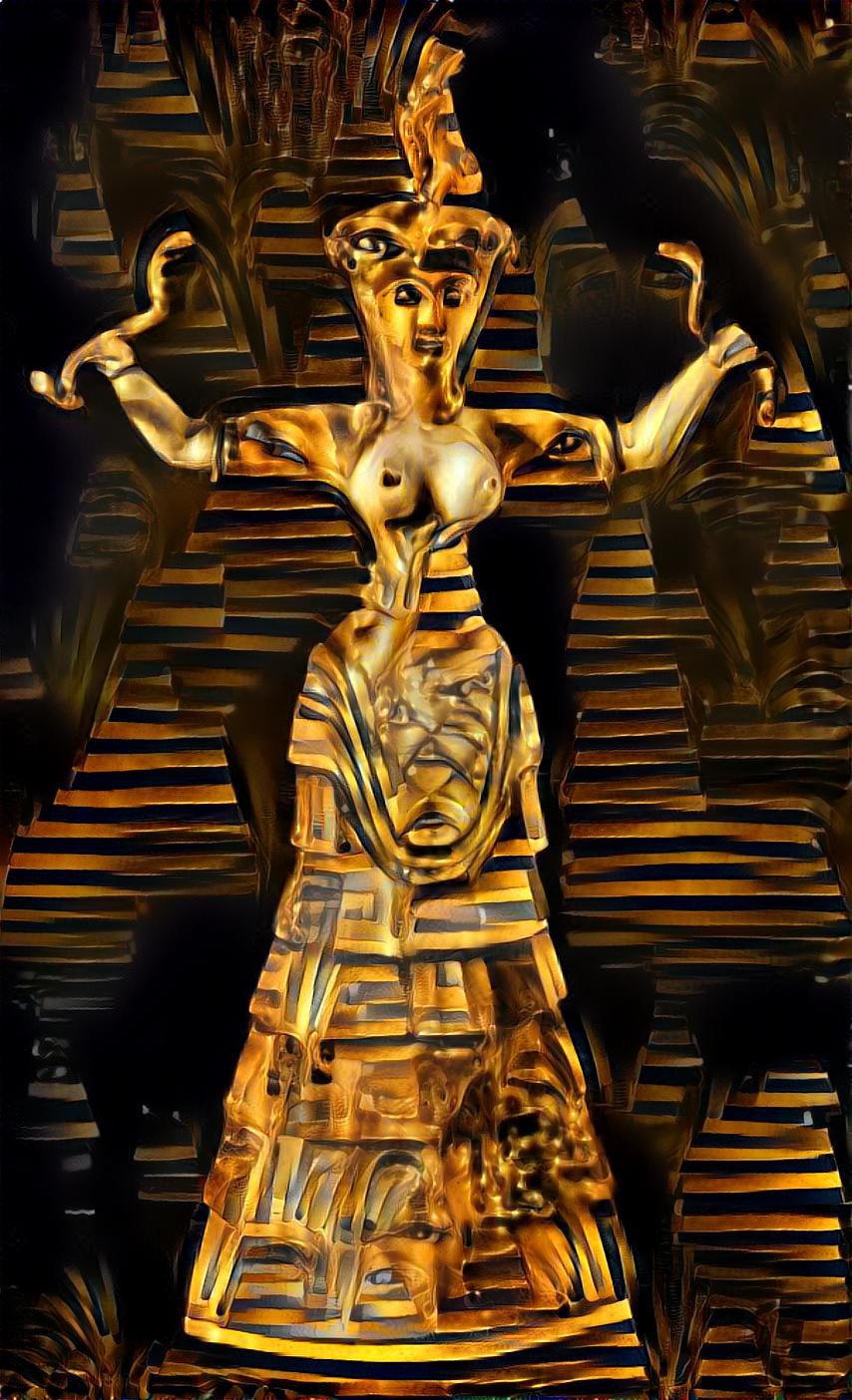 Minoapharaoic Snake Goddess