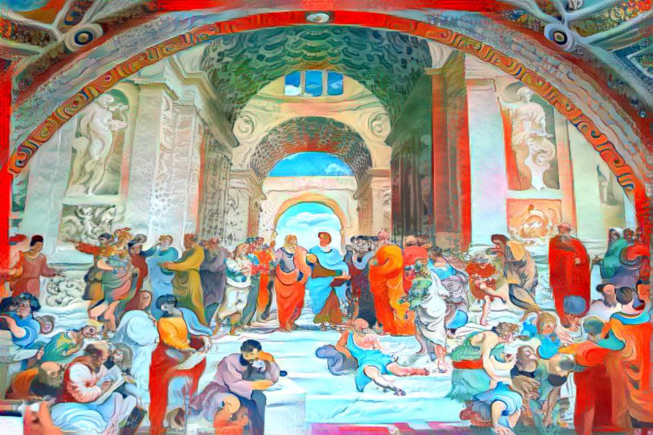 School of Athens as Temple Mural