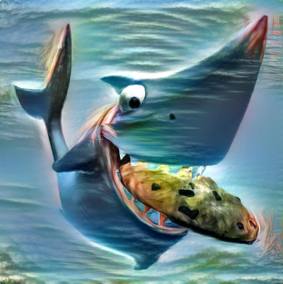 Cookie shark painting