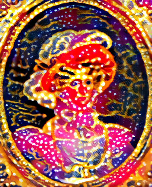 Portrait of a Lady in javabatik