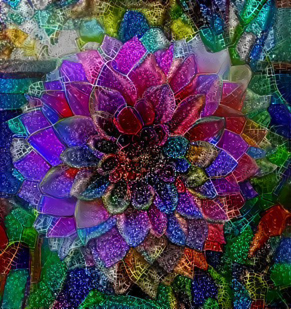 Frax Glass Flower