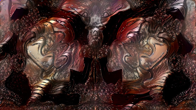My metal sculpture + fellow´s fractal