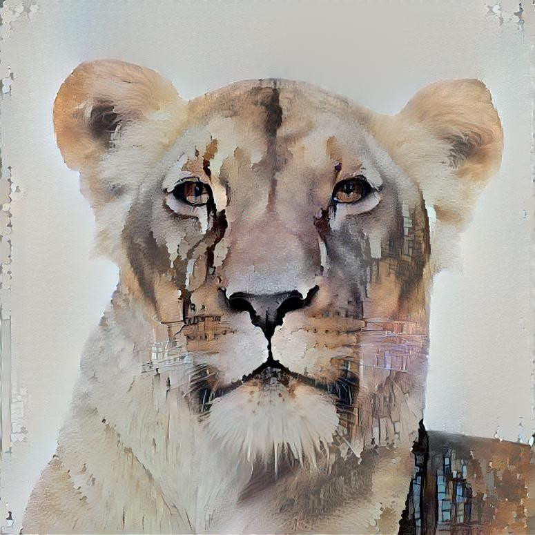 Wall art lion