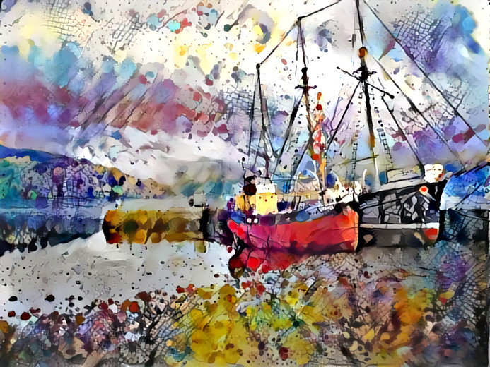 Spattered Boats