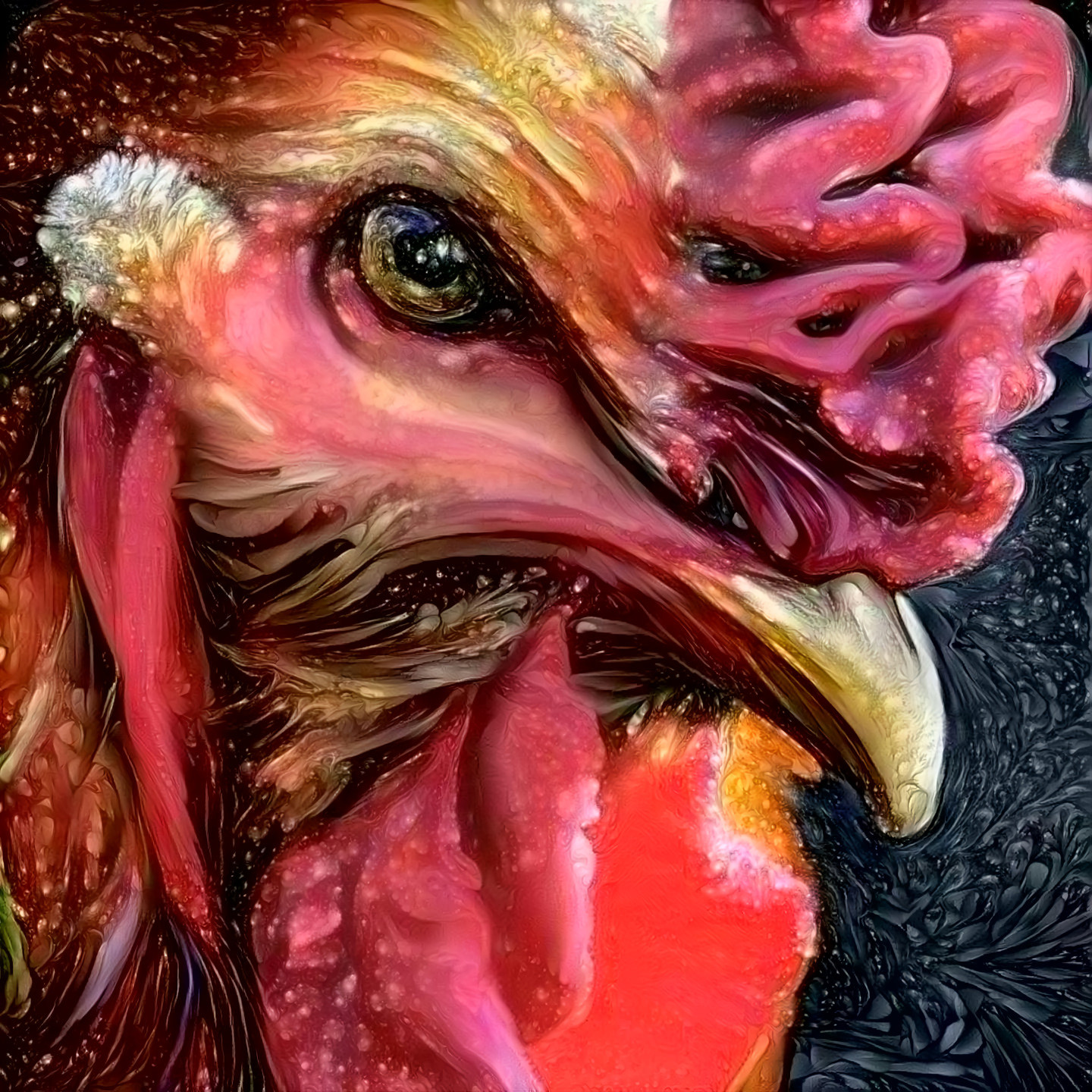 Angry Rooster