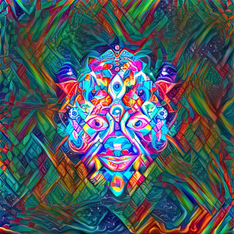Trippy face