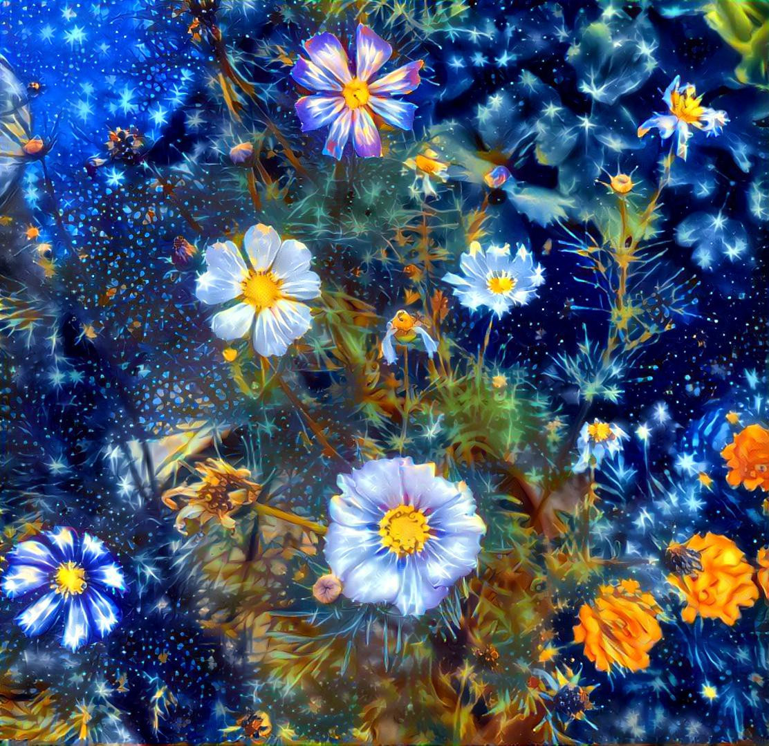 Cosmos flowers 