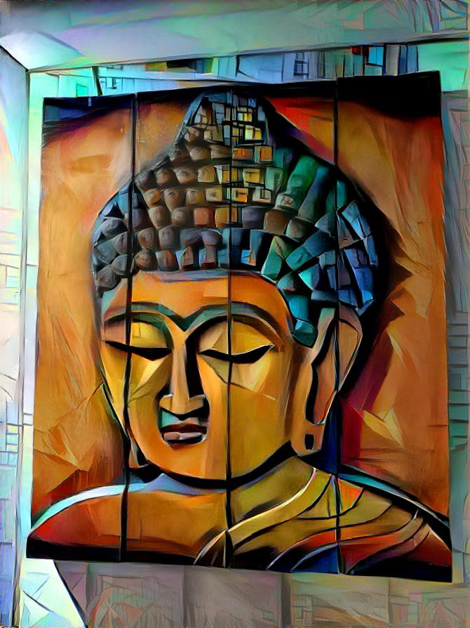 BUDDHA ON THE WALL