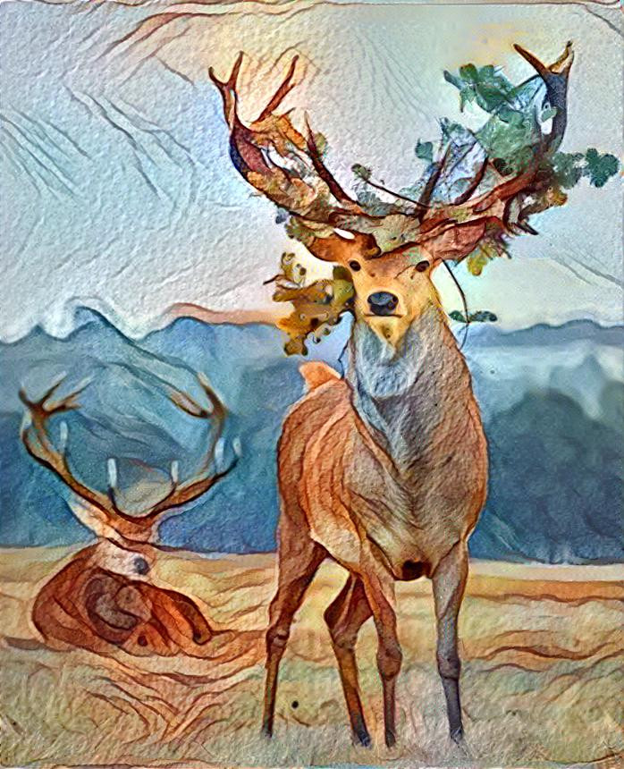 Natural Majestic Deer