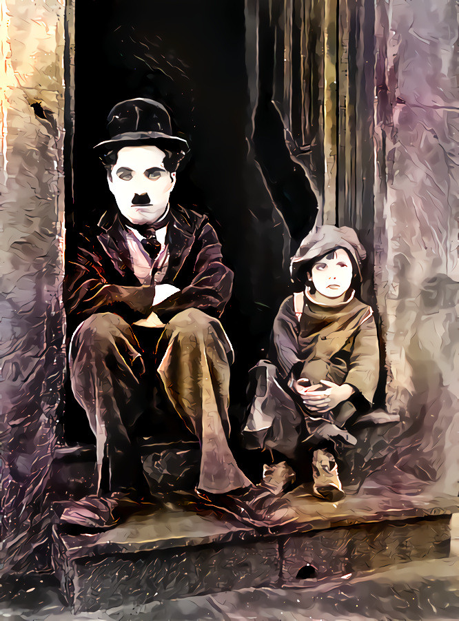 The Kid - Charlie Chaplin - public domain from Wikipedia