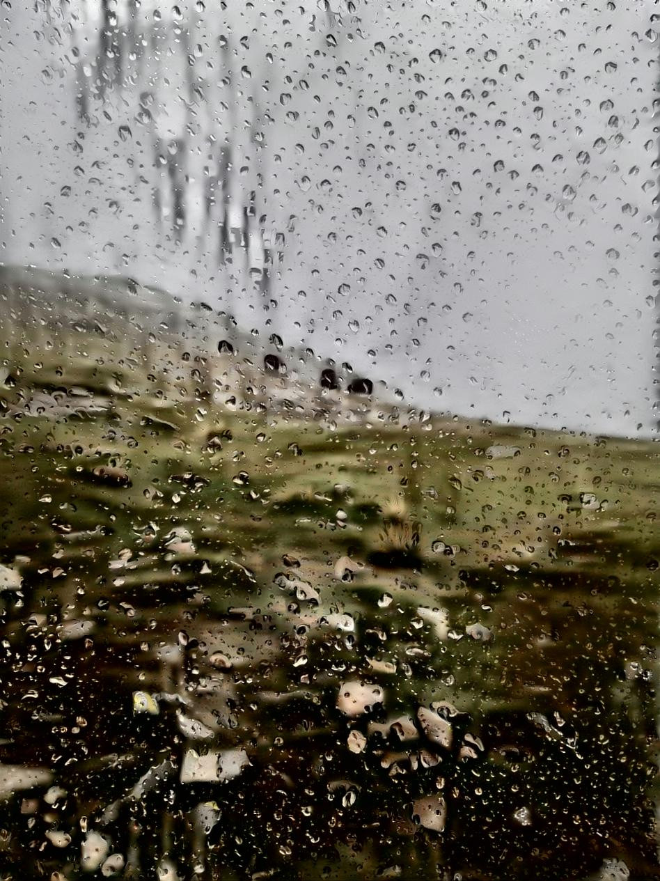 Rain on the mountains