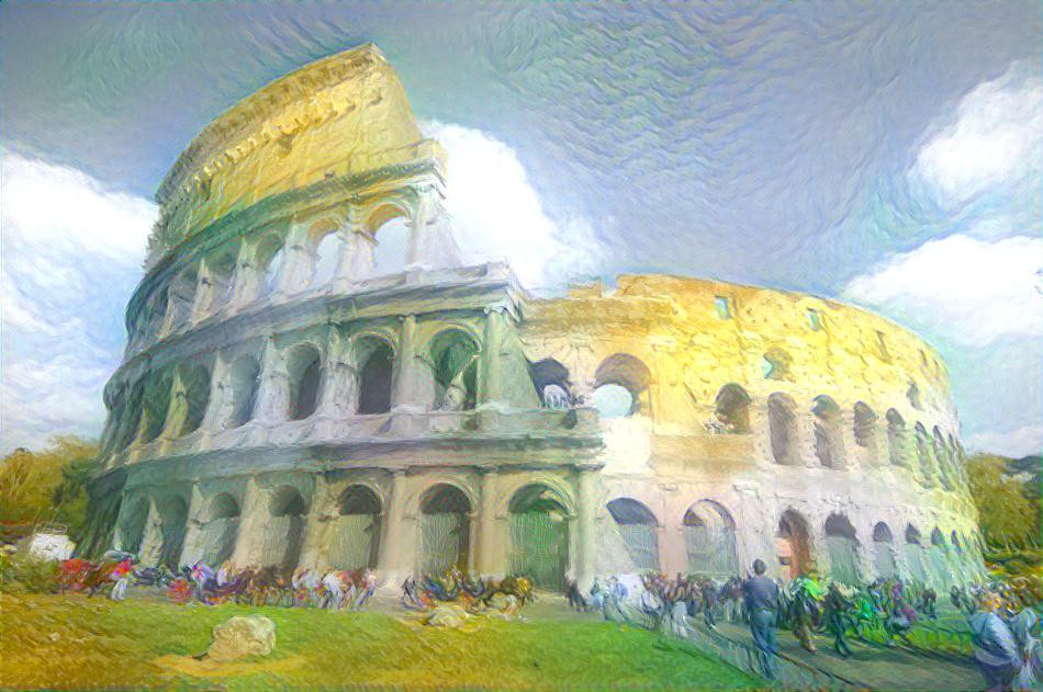 Colosseum by Van Gogh