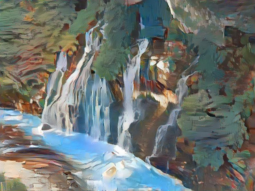  A few years ago, hokkaido(white beard waterfall)
