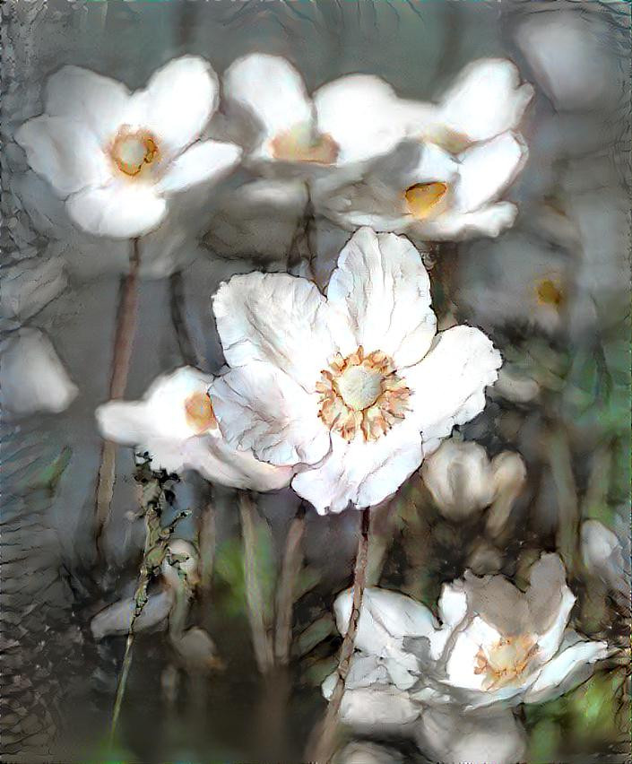 White Flowers photoart