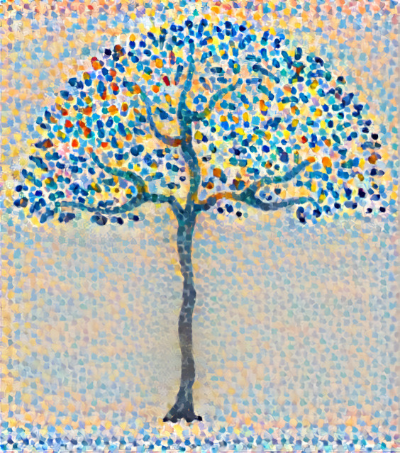 Pointillism Tree